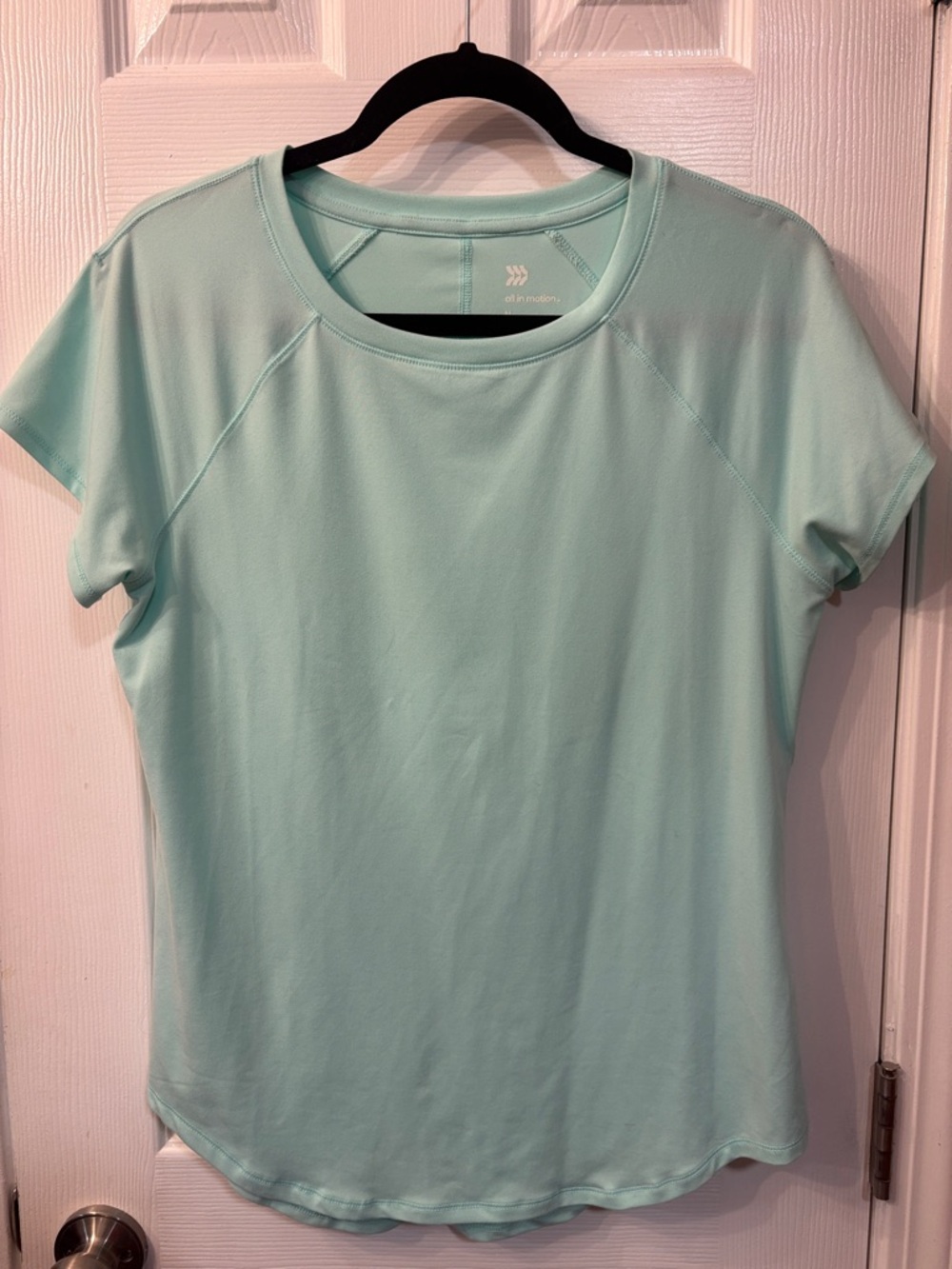all in motion Light Mint Short Sleeve Active Tee